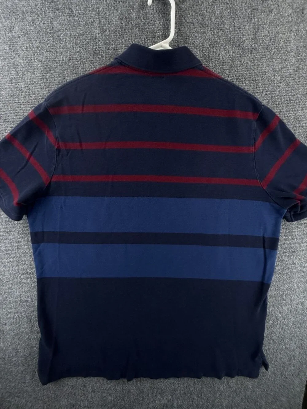Polo Ralph Lauren Colorful Spell Out Logo Striped Polo Shirt XL Classic Rugby